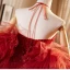 Fashion Red Sequins Evening Dresses 2024 Trumpet / Mermaid Halter Sleeveless Backless Floor-Length / Long Evening Party Formal Dresses