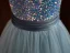 Chic / Beautiful Grey Sequins Birthday Flower Girl Dresses 2024 A-Line / Princess Scoop Neck Short Sleeve Bow Sash Floor-Length / Long