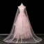 Flower Fairy Blushing Pink Beading Appliques Prom Dresses 2025 Ball Gown Strapless Sleeveless Backless Floor-Length / Long Formal Dresses