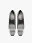 Eenvoudige Grijs Kantoor OL Rhinestone Pumps 2024 10 cm Naaldhakken / Stiletto Vierkante Teen Pumps Hoge Hakken
