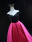 Vintage / Retro Fuchsia Prom Dresses 2025 Ball Gown Strapless Sleeveless Backless Floor-Length / Long Prom Formal Dresses