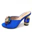 Chic / Beautiful Rhinestone Satin Purple Prom Womens Sandals Clutch Bags 2023 9 cm Open / Peep Toe Crystal Thick Heels Sandals High Heels Clutch Bags