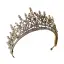 Vintage / Originale Charmant Blanche Faux Diamant Mariage Accessoire Cheveux Mariage Tiare 2022 Zircon Alliage Tiare