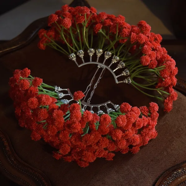 Fine Hvit Håndlaget Blomst Bryllup Har Tilbehor 2025