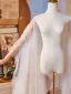 Minimalist White Handmade  Tulle Evening Party shawl Accessories 2025