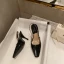 Modest / Simple Casual Summer White Womens Sandals 2022 9 cm Stiletto Heels Square Toe Womens Shoes High Heels
