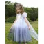 Chic / Beautiful Gradient-Color Sequins Birthday Flower Girl Dresses 2023 A-Line / Princess Scoop Neck Floor-Length / Long Flower Girl Dresses