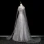 Glitzernden Sexy Silber Perlenstickerei Strass Pailletten Abendkleider 2025 A Linie Bandeau Ärmellos Rückenfreies Lange Festliche Kleider