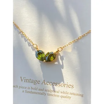Fashion Gold Crystal Sterling Silver Prom Necklaces Accessories 2023