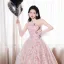 Charming Candy Pink Appliques Prom Dresses 2024 Ball Gown Strapless Sleeveless Backless Floor-Length / Long Prom Formal Dresses