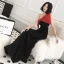 Chic / Beautiful Black Prom Dresses 2022 A-Line / Princess Strapless Bow Sleeveless Backless Floor-Length / Long Prom Formal Dresses