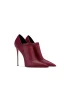 Fashion Burgundy Evening Party Leather Pumps 2024 10 cm Stiletto Heels Pointed Toe Pumps High Heels