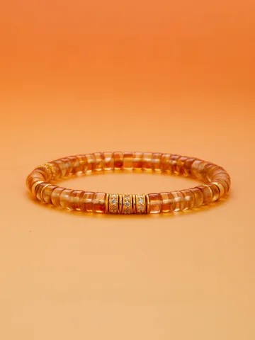 Mode Jaune Fait Main Cristal Naturel Bracelets Accessorize 2025