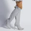 Chic / Beautiful Black Suede Street Wear Winter Womens Boots 2023 11 cm Stiletto Heels Pointed Toe Boots High Heels