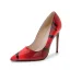 Chic / Beautiful Yellow Cocktail Party Doodle Pumps 2023 12 cm Stiletto Heels Pointed Toe Pumps High Heels