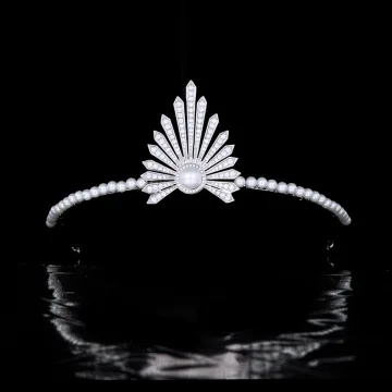 Niezwykły Białe Perła Rhinestone Ozdoby Do Włosów Ślubne Ślub Tiara 2022