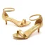 Sexy Weiß Freizeit Sandalen Damen 2023 Knöchelriemen 5 cm Stilettos Peeptoes Sandaletten Hochhackige
