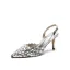 Sexy Silber Abend Strass Damen schuhe 2026 7 cm Stilettos Spitzschuh Hochhackige
