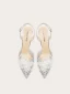 Sexy Silver Leather Rhinestone Pearl Lace Flower Wedding Shoes 2023 10 cm Stiletto Heels Pointed Toe Wedding High Heels