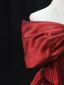 Elegant Burgundy Prom Dresses 2024 Ball Gown Off-The-Shoulder Short Sleeve Backless Floor-Length / Long Prom Formal Dresses