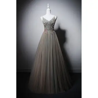 Élégant Multi Couleurs Perlage Appliques Robe De Bal 2025 Princesse Bretelles Spaghetti Sans Manches Dos Nu Longue Promo Robe De Ceremonie