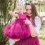 Modest / Simple Sky Blue Birthday Flower Girl Dresses 2023 A-Line / Princess Scoop Neck Sleeveless Bow Sash Floor-Length / Long Flower Girl Dresses