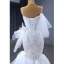 High End Charmant Weiß Perlenstickerei Pailletten Plissee Brautkleider / Hochzeitskleider 2023 Ballkleid Spaghettiträger Ärmellos Rückenfreies Hof-Schleppe Hochzeit