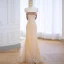 Charmant Champagne Perlage Paillettes Robe De Soirée 2022 Trompette / Sirène Bustier Sans Manches Dos Nu Noeud Tribunal Train Soirée Robe De Ceremonie