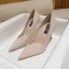 Mode Gris Daim Bureau OL Escarpins 2024 12 cm Talons Aiguilles À Bout Pointu Escarpins Talons Hauts