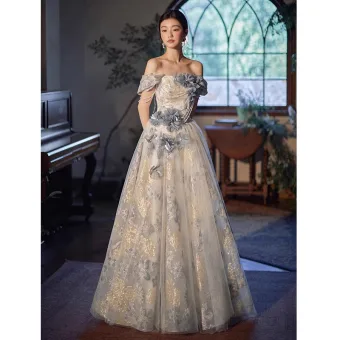 Chic Belle Blanche Perlage Appliques Robe De Bal 2024 Princesse De L Épaule Manches Courtes Dos Nu Longue Promo Robe De Ceremonie