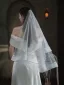 Simple Blanche 1 m Voile De Mariée 2025 Tulle