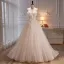 Modern / Fashion White Pearl Appliques Sequins Prom Dresses 2023 A-Line / Princess Spaghetti Straps Sleeveless Backless Floor-Length / Long Prom Formal Dresses