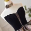 Elegant Brown Cascading Ruffles Prom Dresses Ball Gown 2024 Strapless Sleeveless Backless Floor-Length / Long Prom Formal Dresses