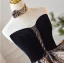 Elegant Black Cascading Ruffles Prom Dresses 2024 Ball Gown Strapless Sleeveless Backless Floor-Length / Long Prom Formal Dresses