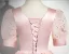Chic / Belle Rougissant Rose Paillettes Robe De Bal 2024 Princesse Encolure Carrée Manches Courtes Dos Nu Longue Promo Robe De Ceremonie