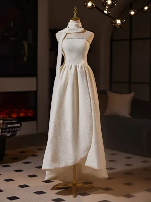 Modeste Ivoire Longue De Fiançailles Robe De Mariée 2025 Princesse Bustier Sans Manches Dos Nu Mariage