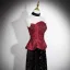 High-end Chinese style Burgundy Sequins Formal Dresses 2026 A-Line / Princess Strapless Sleeveless Backless Floor-Length / Long Evening Party Evening Dresses