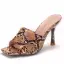 Modest / Simple Green Street Wear Womens Sandals 2023 9 cm Stiletto Heels Open / Peep Toe Sandals High Heels