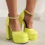 Ungewöhnlich Blau Ball Satin Damen schuhe 2022 Strass Knöchelriemen 14 cm Thick Heels Quadratische Zehe Pumps Hochhackige