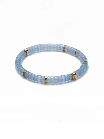 Amazing Unique Sky Blue Handmade Natural Crystal Bracelet Accessories 2026