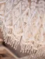 Snygga / Fina Vita Handgjort Beading Broderade sjal 2025