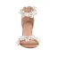 Sexy Black Pearl Evening Party Womens Sandals 2022 10 cm Stiletto Heels Open / Peep Toe Sandals High Heels