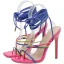 Roman Sexy Black Street Wear Cocktail Party Lace-up Womens Sandals 2022 11 cm Stiletto Heels Open / Peep Toe Sandals High Heels