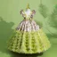 Unusual Lime Green Cascading Ruffles Birthday Flower Girl Dresses 2022 Ball Gown Scoop Neck Appliques Sequins Sleeveless Backless Floor-Length / Long Flower Girl Dresses