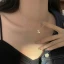 Charming Gold Sterling Silver Pearl Rhinestone Prom Necklaces Accessories 2023