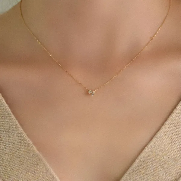 Charming Gold Zircon Sterling Silver Prom Necklaces Accessories 2023