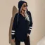 Comfortable Women Army Green Tops Sweatshirts Casual Hooded Cotton Fall Winter Long Sleeve Hoodies 2021