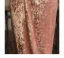 Sexy Rougissant Rose Perlage Glitter Paillettes Robe De Soirée 2025 Trompette / Sirène De l'épaule Sans Manches Dos Nu Train De Balayage Soirée Robe De Ceremonie
