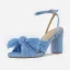 Sexy Gold Street Wear Bow Womens Sandals 2022 Ankle Strap 10 cm Thick Heels Open / Peep Toe Sandals High Heels