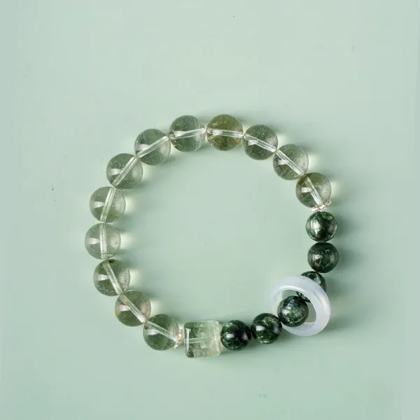 Haut de Gamme Étourdissant Vert Fait main Cristal Fantôme Vert Bracelets 2025 Accessorize